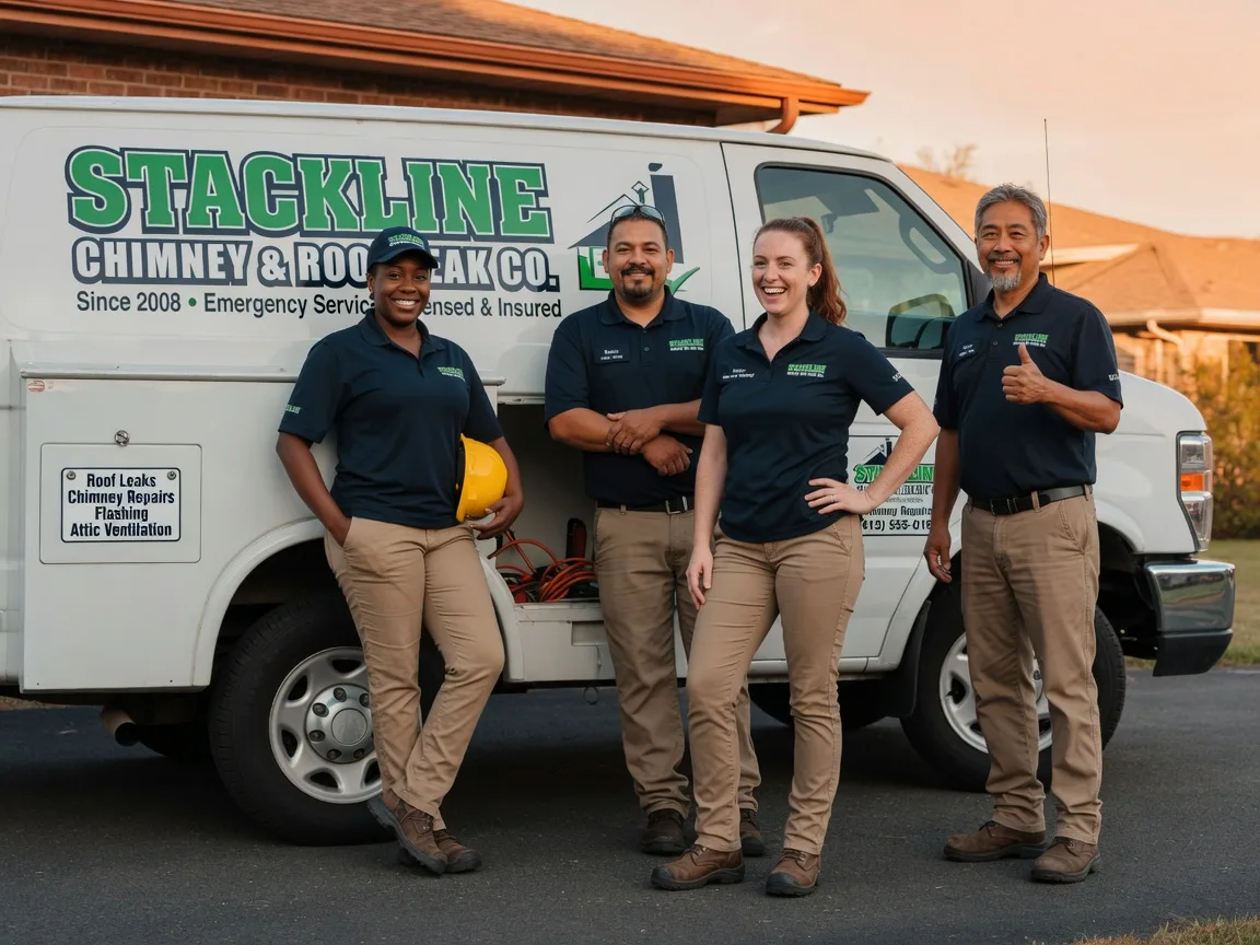Chimney flashing repair company in Metamora, MI